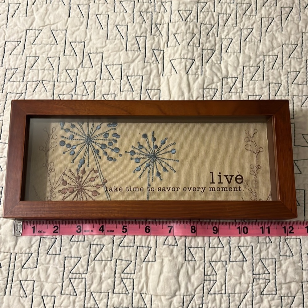 Live, take time to‎ savor every moment - window box - Picture 4 of 6